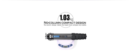 Leofoto Ranger Leveling LS-255CEX Carbon Fiber Tripod