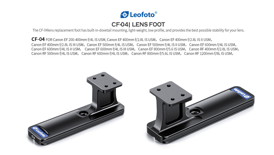 Leofoto Replacement Lens Feet For Canon