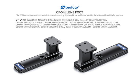 Leofoto Replacement Lens Feet For Canon