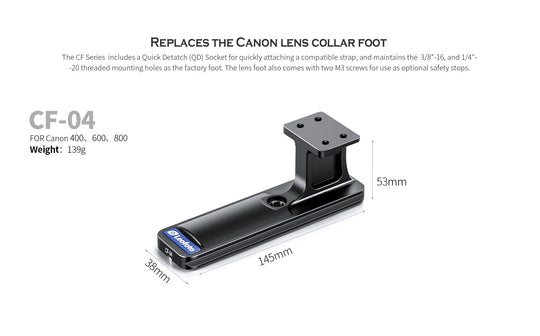 Leofoto Replacement Lens Feet For Canon