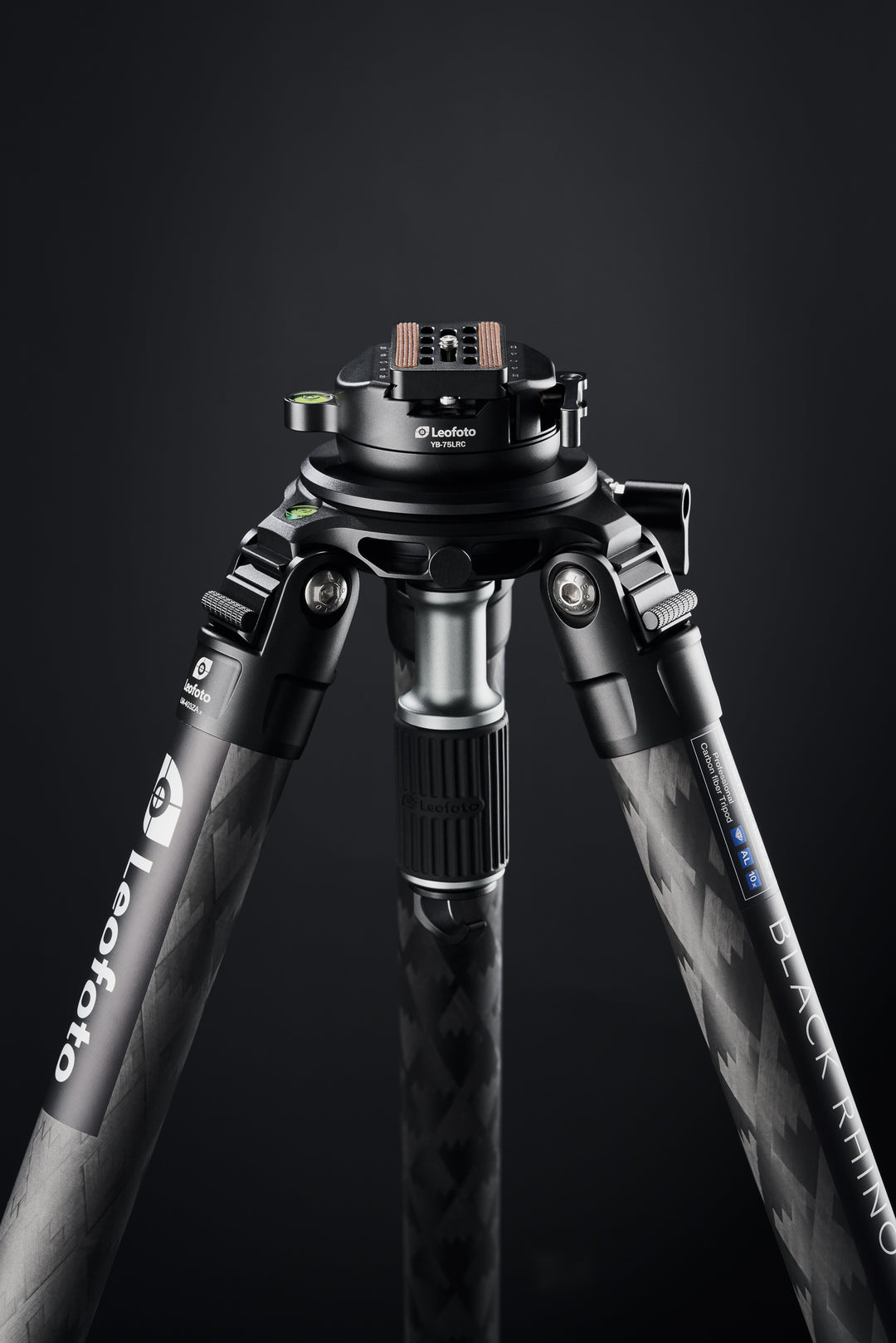 Leofoto Black Rhino 3 Carbon Fiber Rifle Sports Tripod Kit