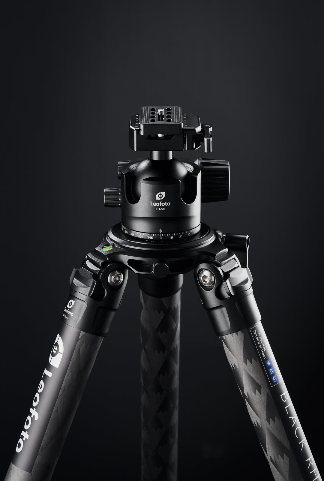 Leofoto Black Rhino 4 Carbon Fiber Rifle Sports Tripod Kit