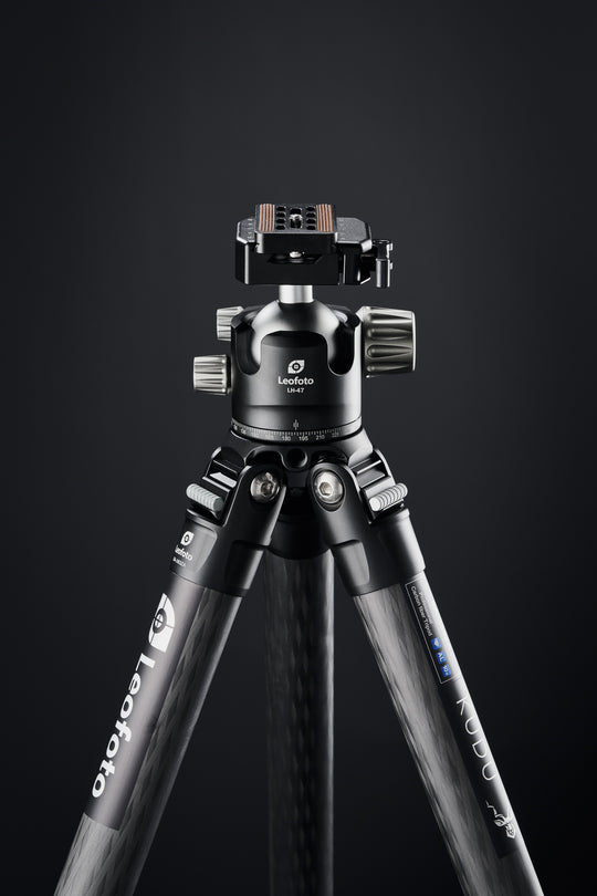 Leofoto Kudu + LH-47SC Carbon Fiber Rifle Sports Tripod Kit