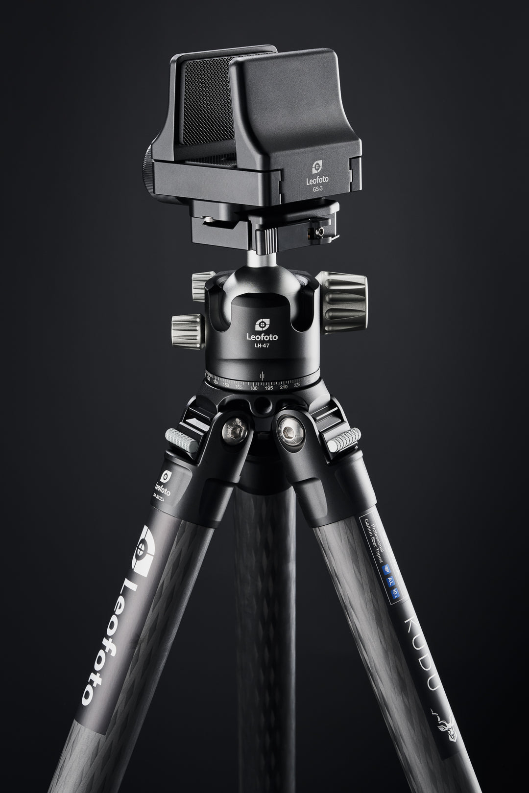 Leofoto Kudu + LH-47SC Carbon Fiber Rifle Sports Tripod Kit