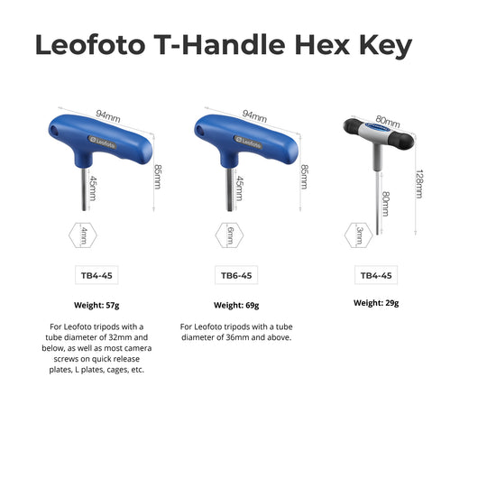 Leofoto T-Handle Hex Key