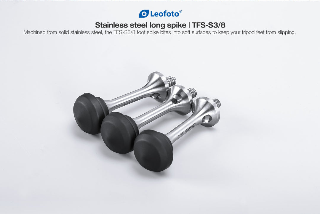 Leofoto TFS-S3/8 Long Foot Spikes (Set of 3)