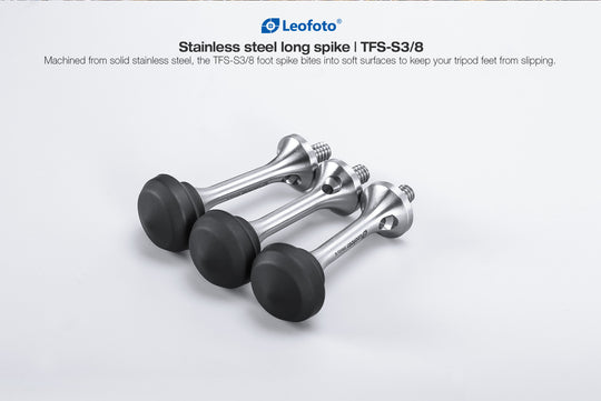 Leofoto TFS-S3/8 Long Foot Spikes (Set of 3)
