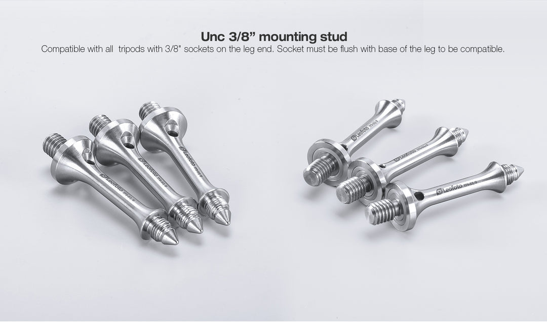 Leofoto TFS-S3/8 Long Foot Spikes (Set of 3)