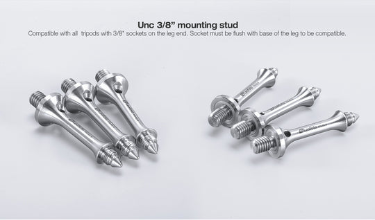 Leofoto TFS-S3/8 Long Foot Spikes (Set of 3)