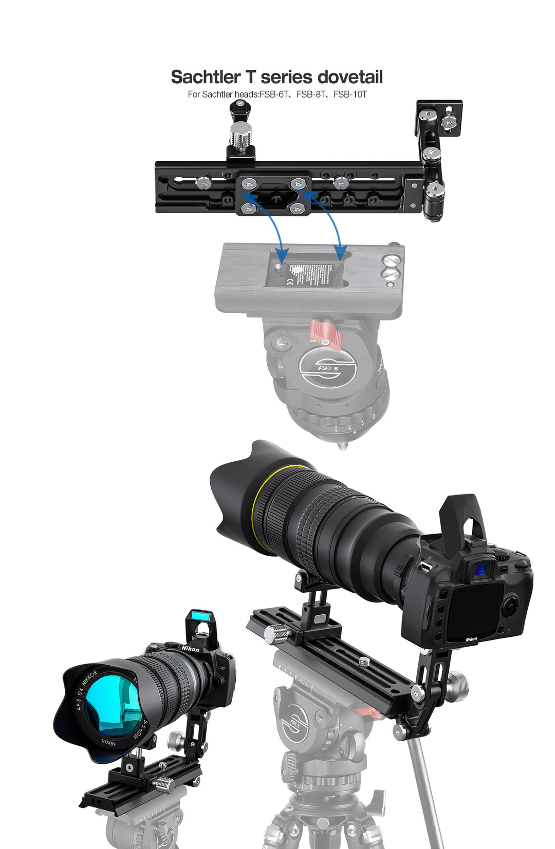 Leofoto VR-220 Kit 220mm Long Lens Support