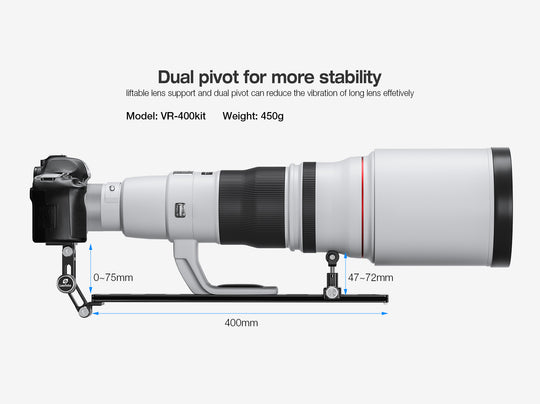 Leofoto VR-400 Kit 400mm Long Lens Support