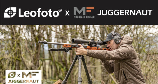 Leofoto X Mountain Forged Juggernaut S2 Carbon Fibre Shooting Tripod Kit