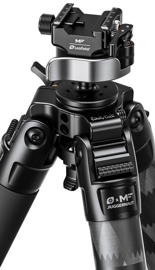 Leofoto X Mountain Forged Juggernaut S2 Carbon Fibre Shooting Tripod Kit