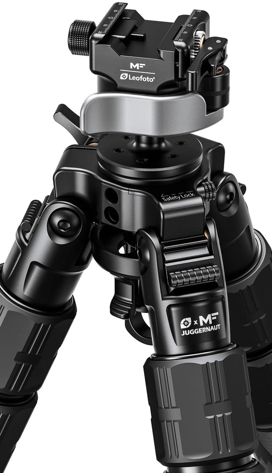 Leofoto X Mountain Forged Juggernaut S3 Carbon Fibre Shooting Tripod Kit