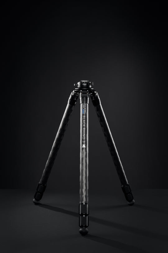 Leofoto Black Rhino 3 Carbon Fiber Rifle Sports Tripod Kit