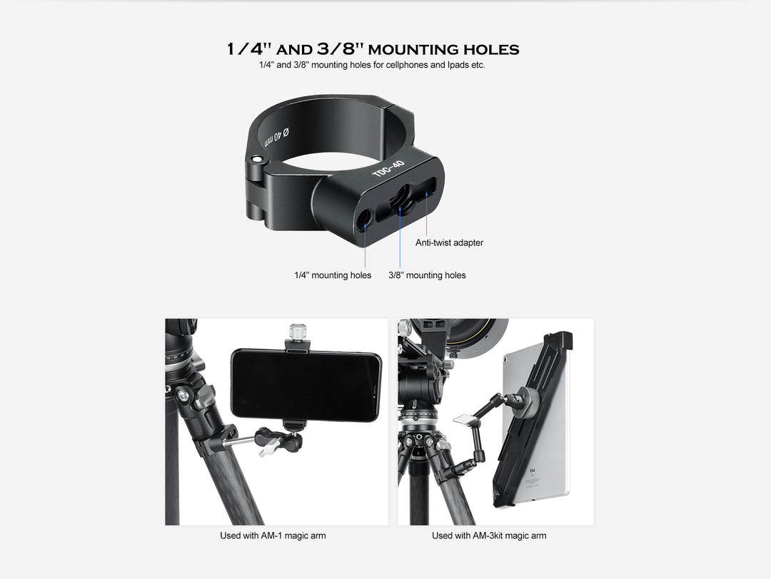 Leofoto TDC Tripod Threaded Leg Collar