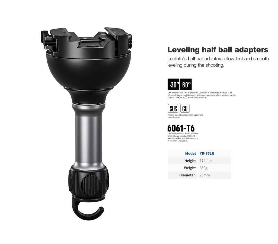 Leofoto Summit LM-402C Carbon Fiber Tripod Kit