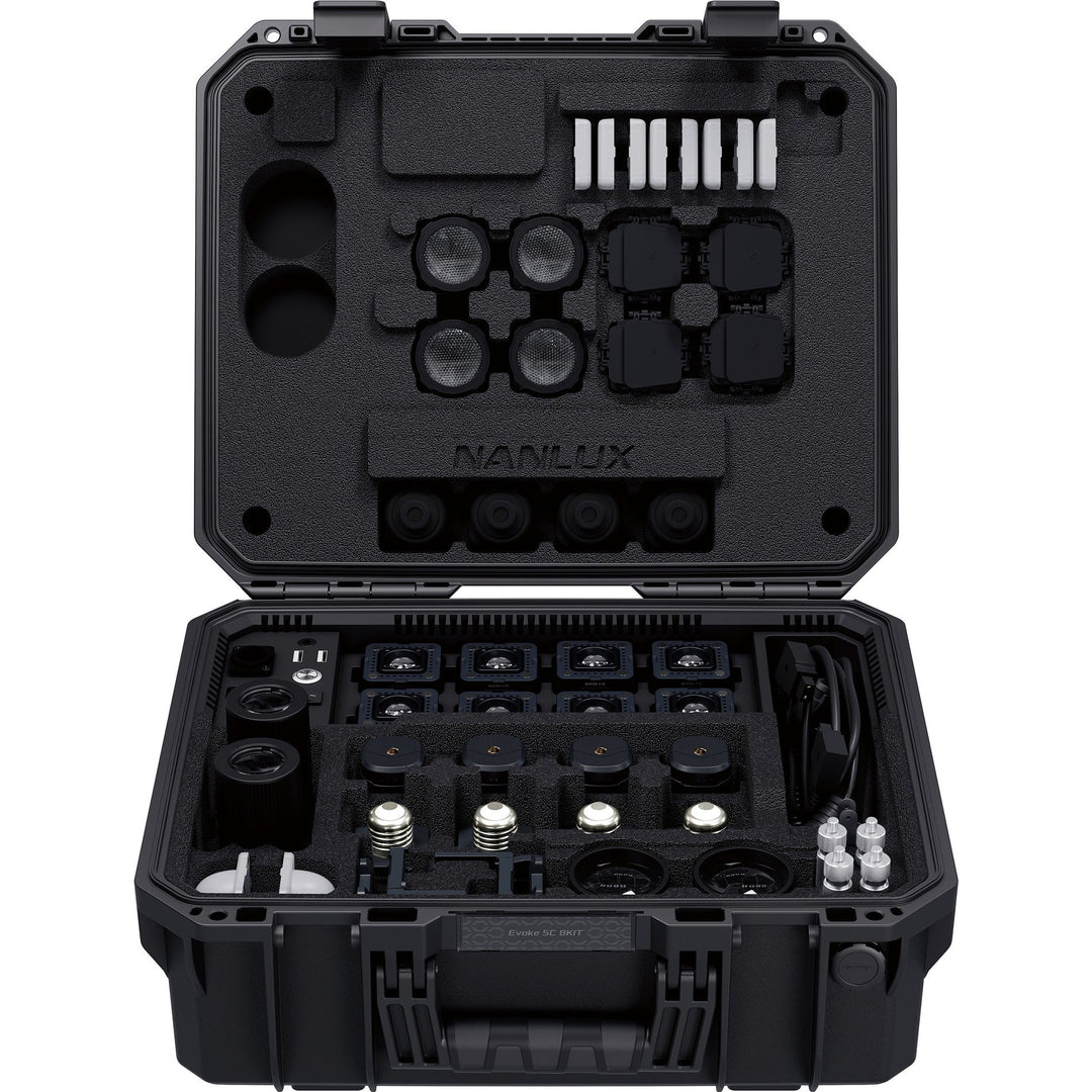Nanlux Evoke 5C 8KIT – Full-Colour LED Spot Light, Eight-Light Kit