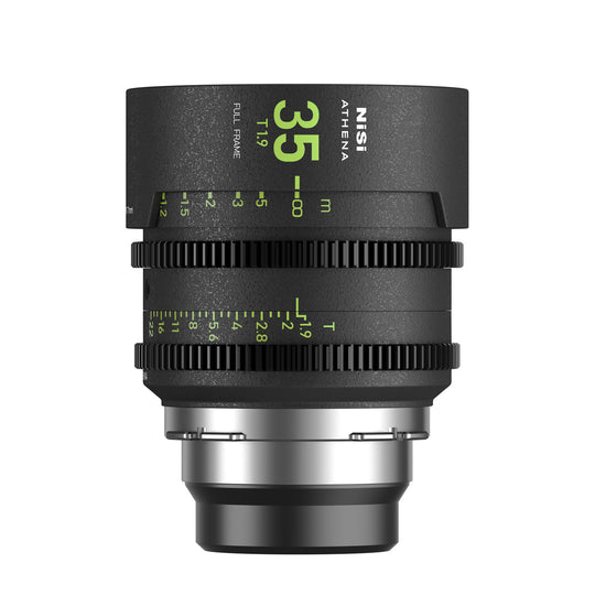 NiSi Athena Prime Full Frame Cinema Lens Set with 5 Lenses + FREE 4x5.65" 1/8 Black Mist and Polarizer