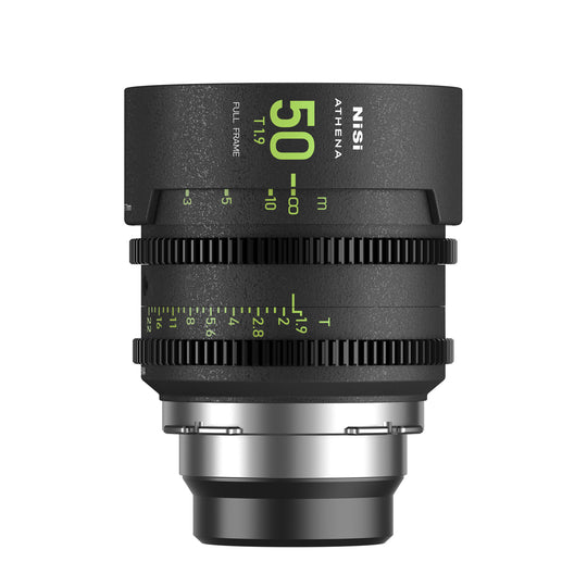 NiSi Athena Prime Full Frame Cinema Lens Set with 5 Lenses + FREE 4x5.65" 1/8 Black Mist and Polarizer
