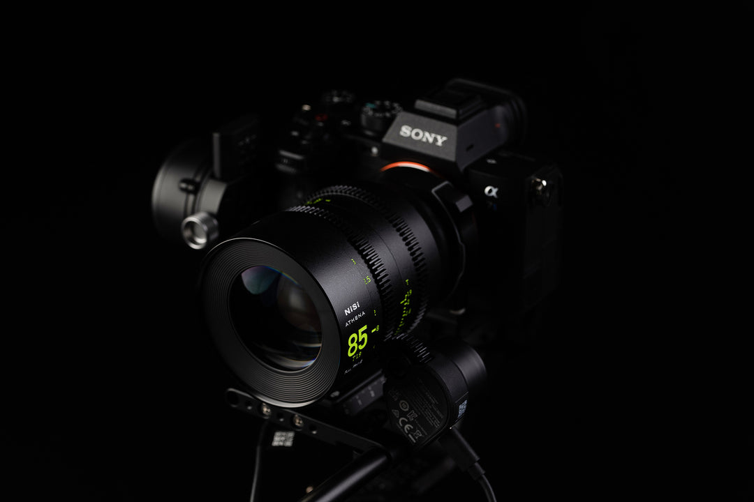NiSi Athena Prime Full Frame Cinema Lens Set with 5 Lenses + FREE 4x5.65" 1/8 Black Mist and Polarizer