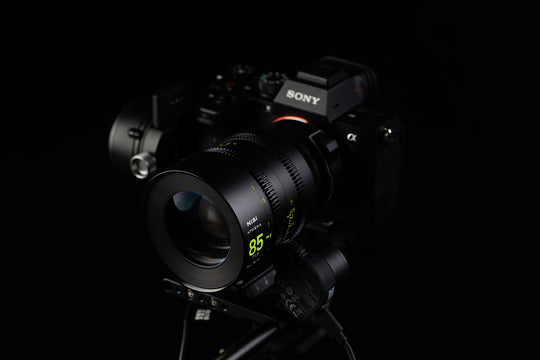 NiSi Athena Prime Full Frame Cinema Lens Set with 5 Lenses + FREE 4x5.65" 1/8 Black Mist and Polarizer