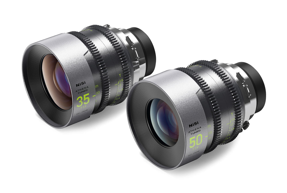 NiSi Athena Tuned Prime Full Frame Cinema Lens Set with 5 Lenses | Limited Edition | PL Mount | FREE FedEx Priority Delivery Worldwide