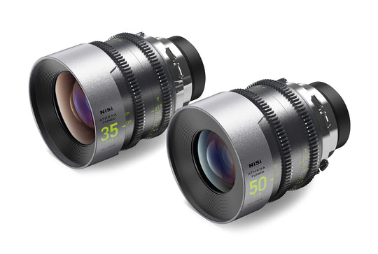 NiSi Athena Tuned Prime Full Frame Cinema Lens Set with 5 Lenses | Limited Edition | PL Mount | FREE FedEx Priority Delivery Worldwide
