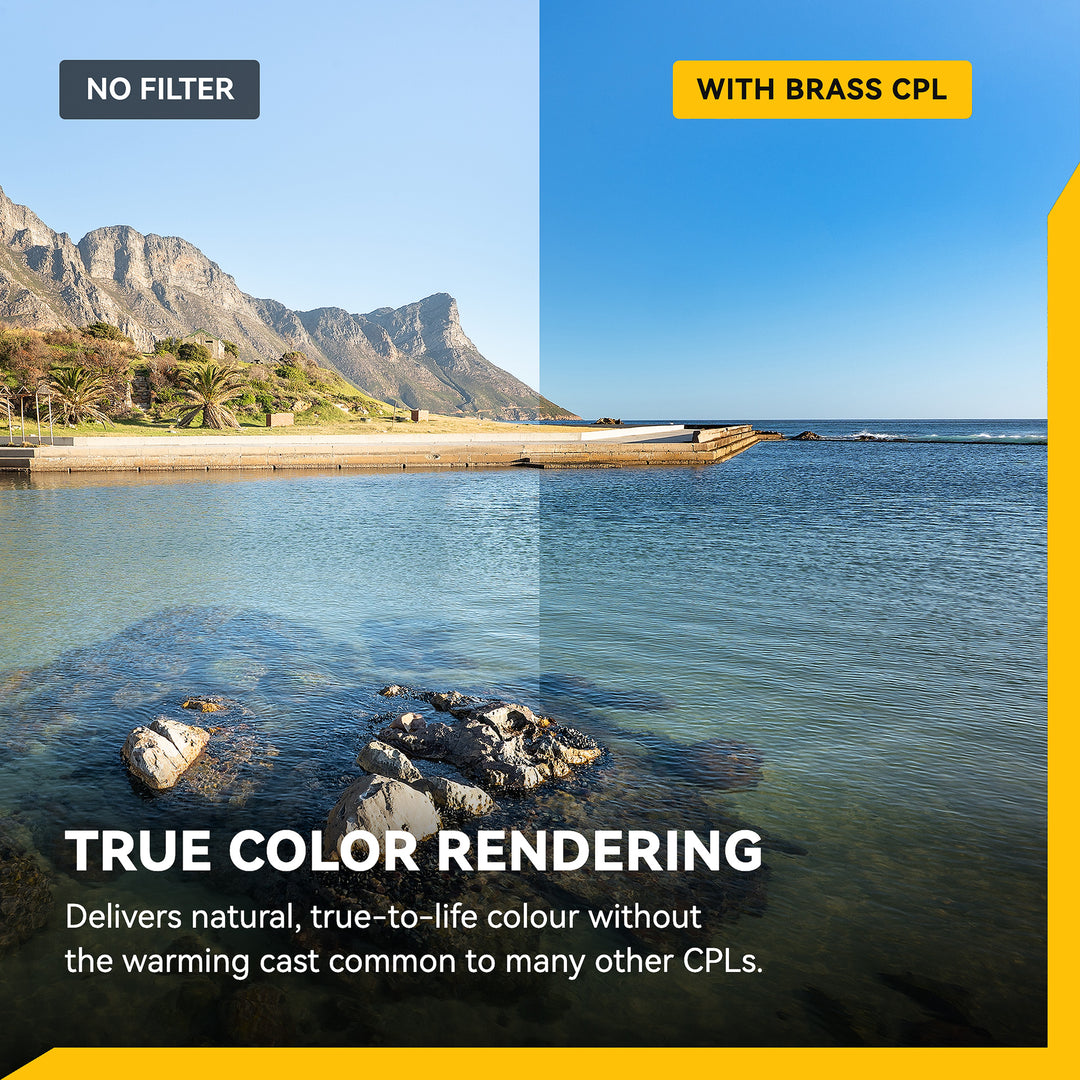 NiSi Brass Frame Pro Nano True Colour Circular Polariser