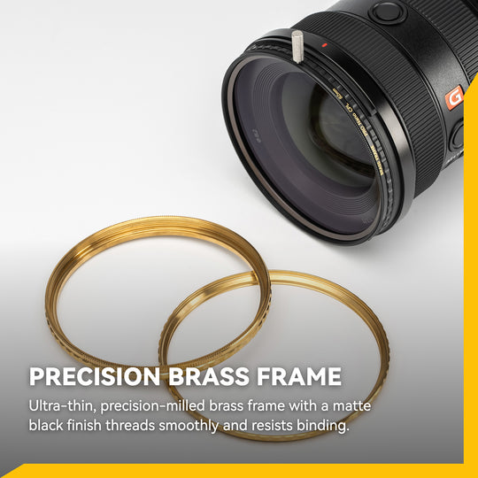 NiSi Brass Frame Pro Nano True Colour Circular Polariser