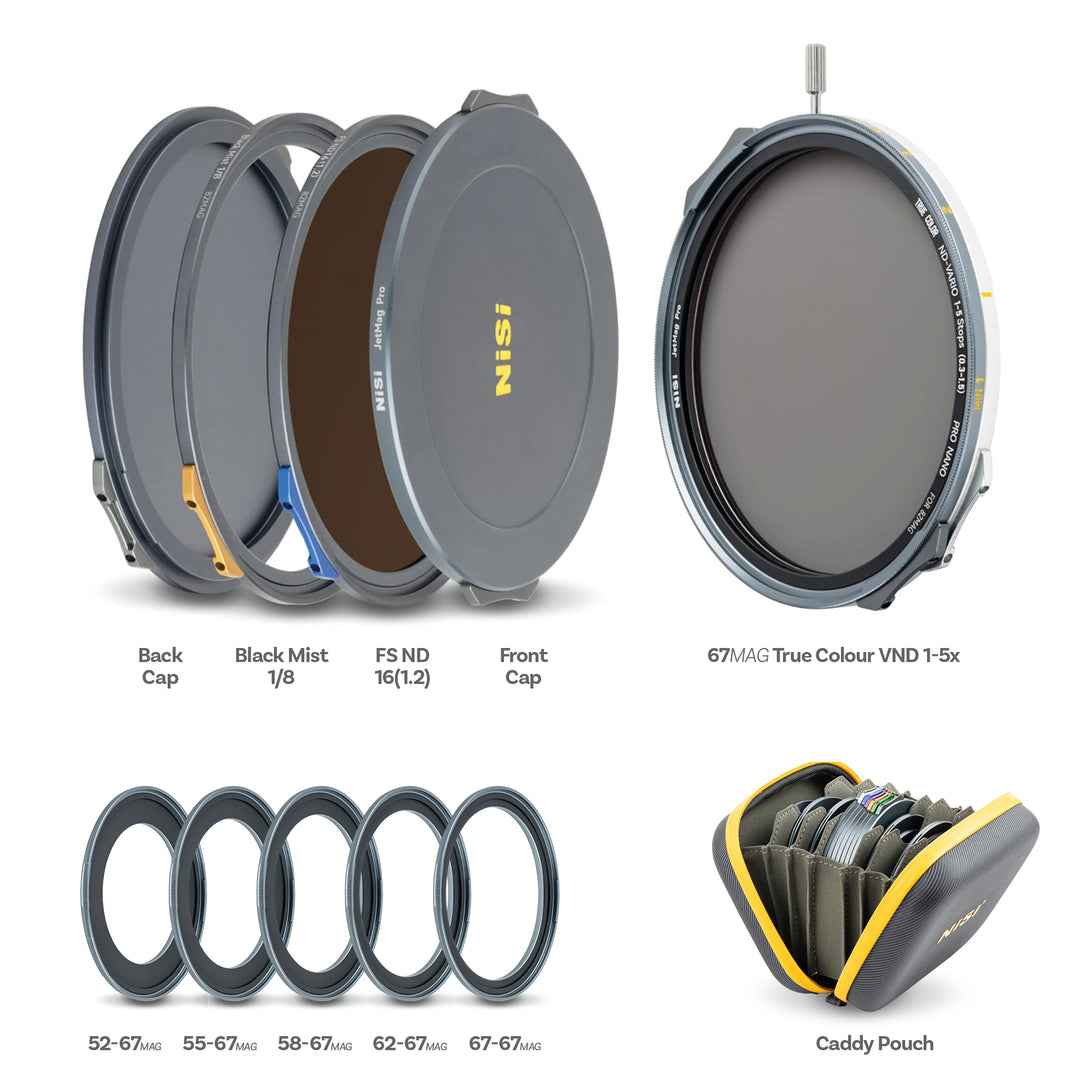 NiSi JetMag Pro 67mm 1-9 stops VND Mist Creator Kit