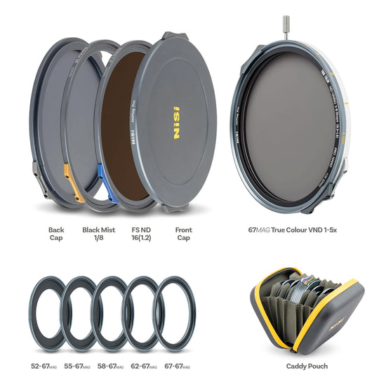 NiSi JetMag Pro 67mm 1-9 stops VND Mist Creator Kit