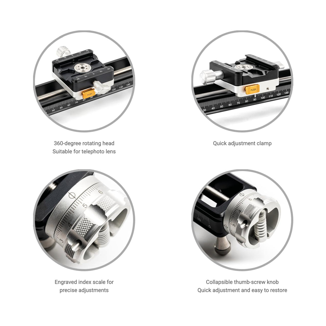 NiSi NM-200S Quick Adjustment Macro Focusing Rail