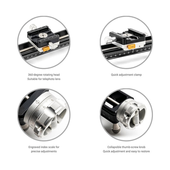NiSi NM-200S Quick Adjustment Macro Focusing Rail