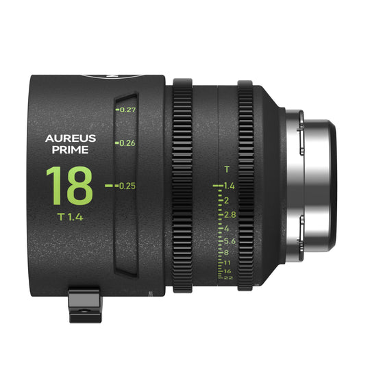 NiSi Aureus Prime Full Frame T1.4 Cinema Lens Kit – 18mm, 24mm, 35mm, 50mm, 85mm + Hard Case (PL Mount)