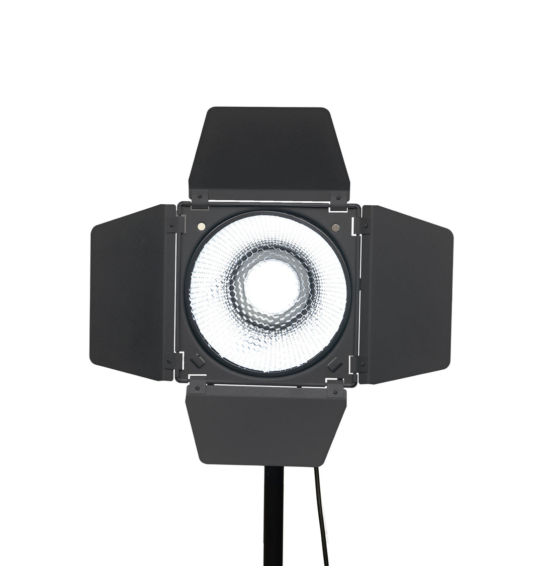 Nanlite Barndoor with Grid for RF45 Bowens Mount Reflector