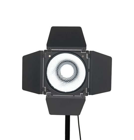 Nanlite Barndoor with Grid for RF45 Bowens Mount Reflector