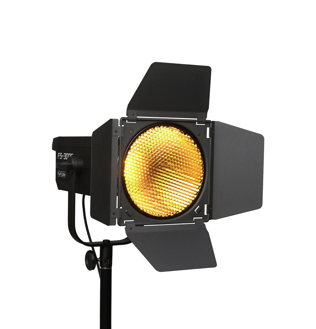 Nanlite Barndoor with Grid for RF45 Bowens Mount Reflector