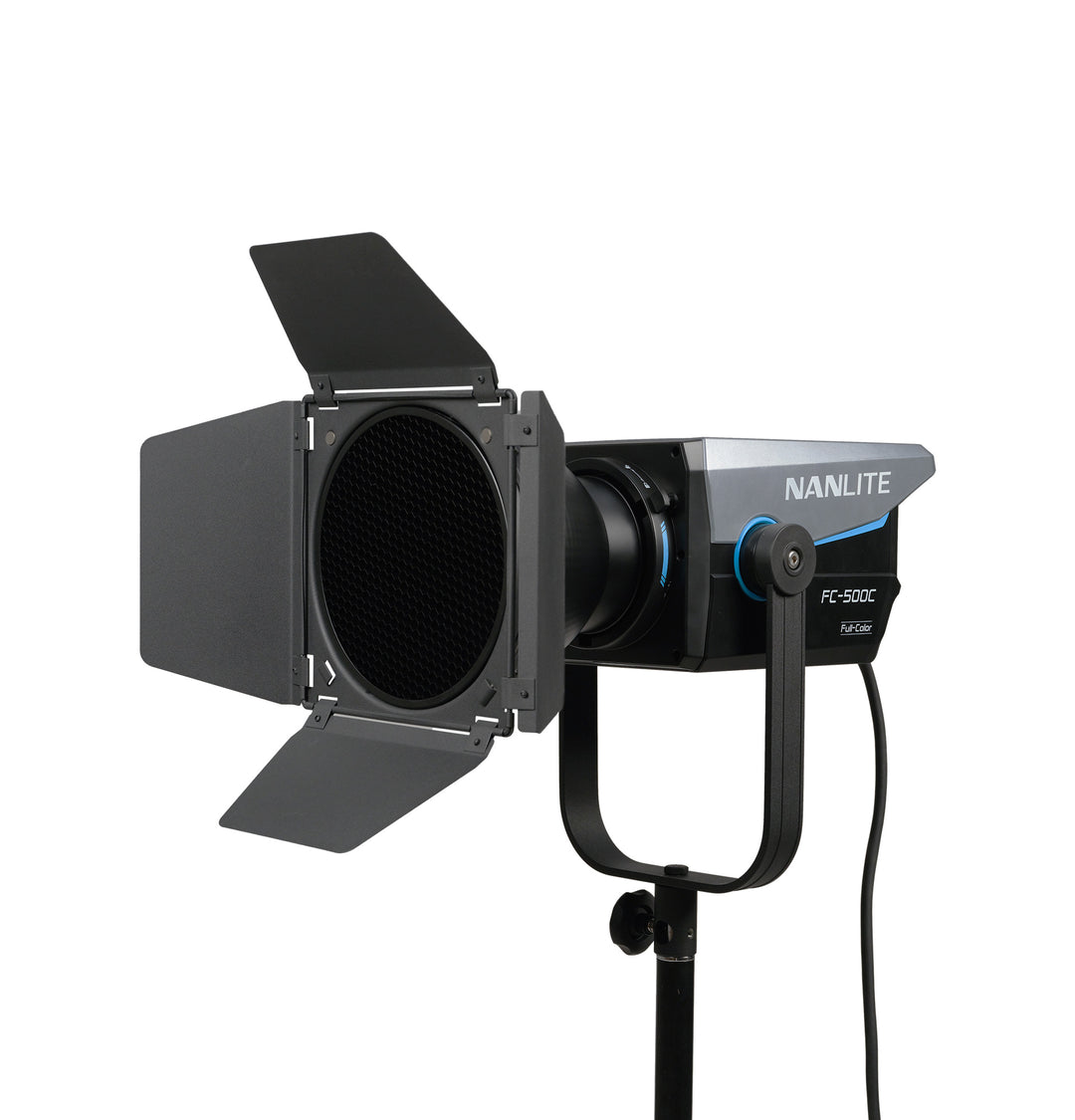 Nanlite Barndoor with Grid for RF45 Bowens Mount Reflector