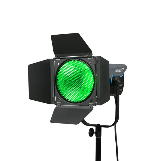 Nanlite Barndoor with Grid for RF45 Bowens Mount Reflector
