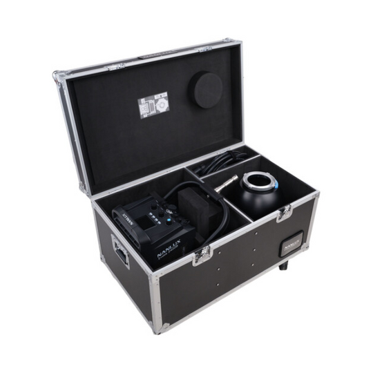 Nanlux Evoke 2400B KIT – Bi-Colour Spot Light with 45° Reflector in Flight Case