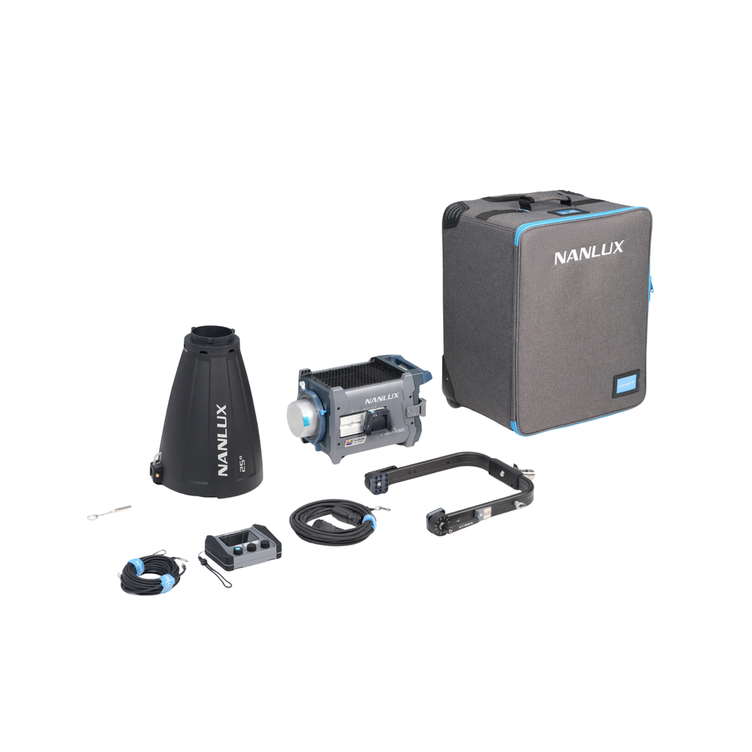 Nanlux Evoke 600C KIT – Full-Colour LED Spot Light with Trolley Case