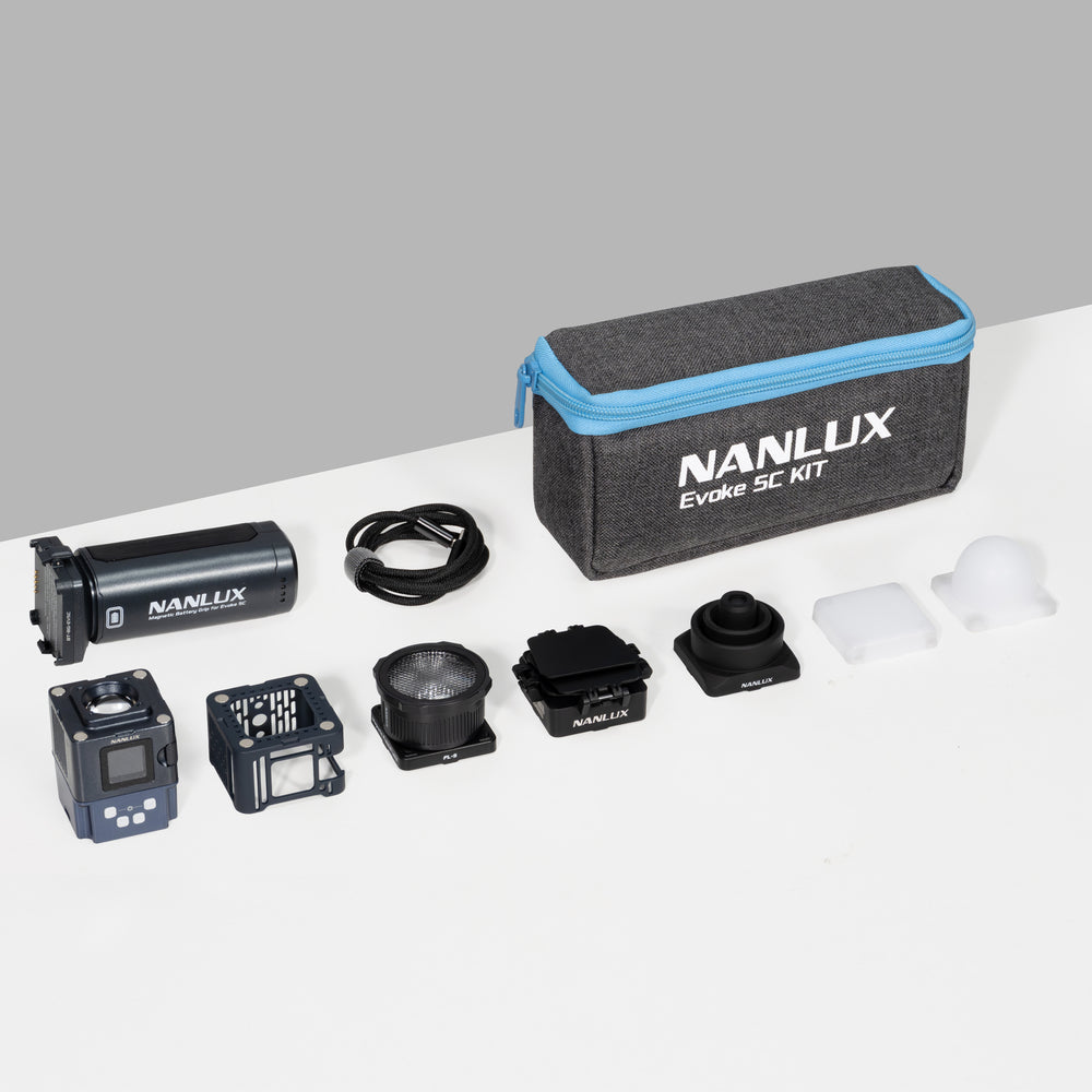 Nanlux Evoke 5C KIT – Full-Colour LED Spot Light with Accessory Kit
