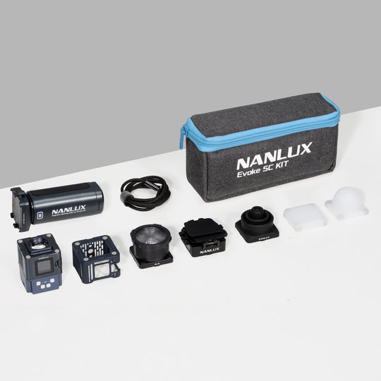 Nanlux Evoke 5C KIT – Full-Colour LED Spot Light with Accessory Kit