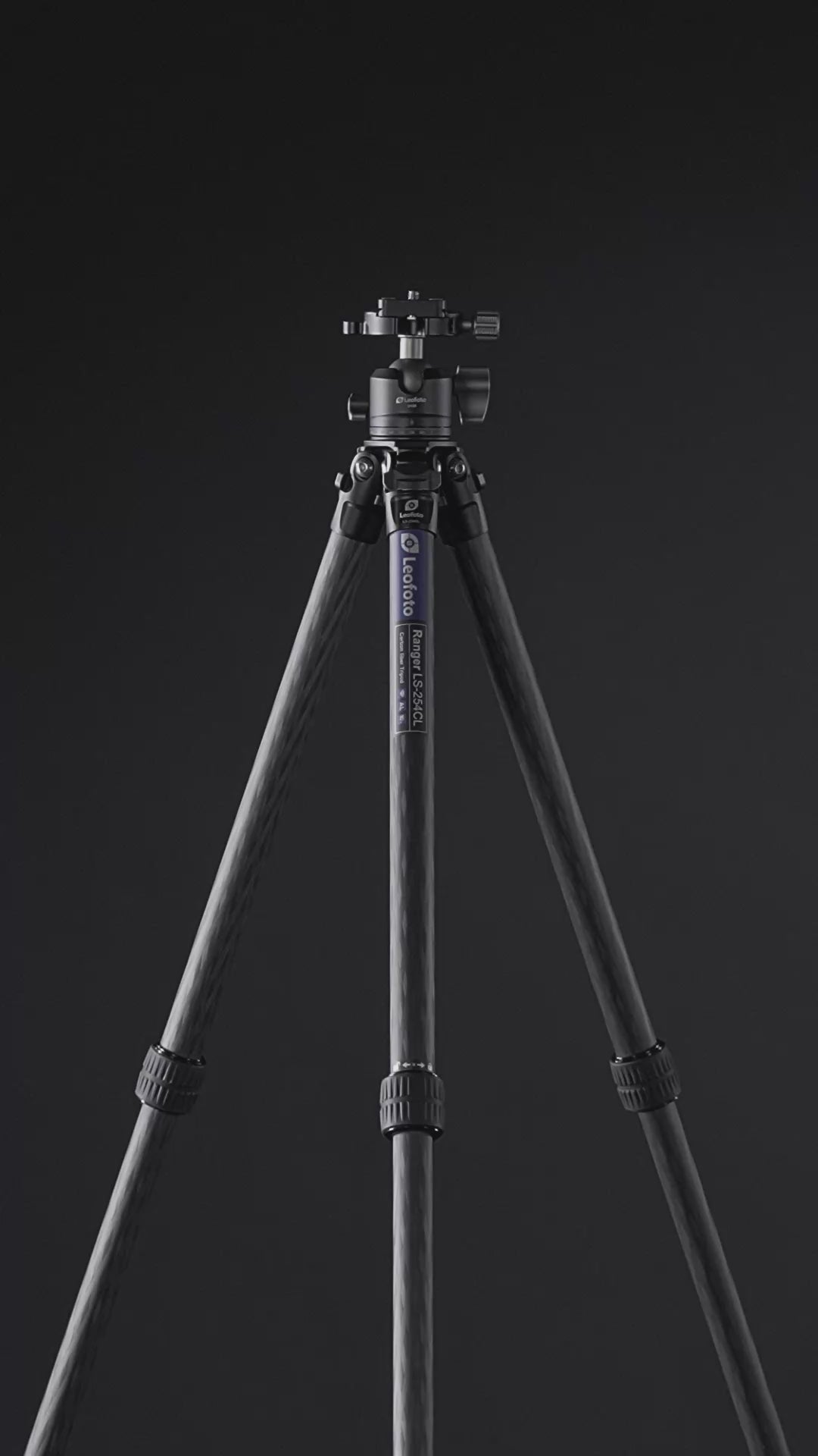 Leofoto Ranger LS-254CL Extra Long Carbon Fiber Tripod Kit