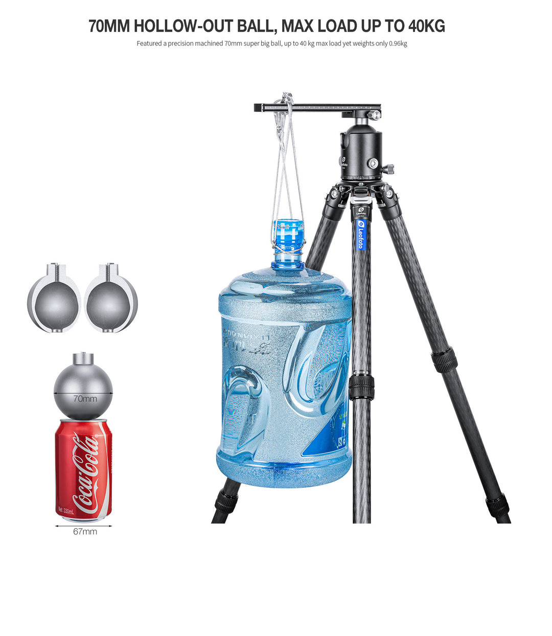 Leofoto HB-70 Ball Head