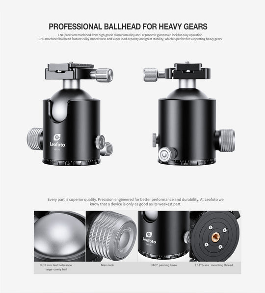 Leofoto HB-70 Ball Head