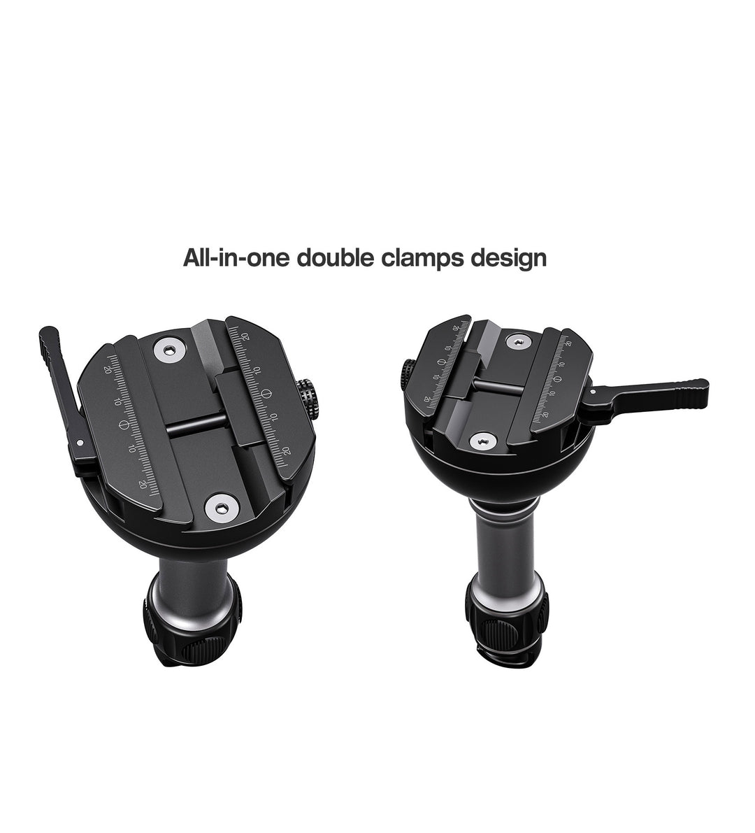 Leofoto YB-75LR Dual Format Arca Picatinny Leveling Base