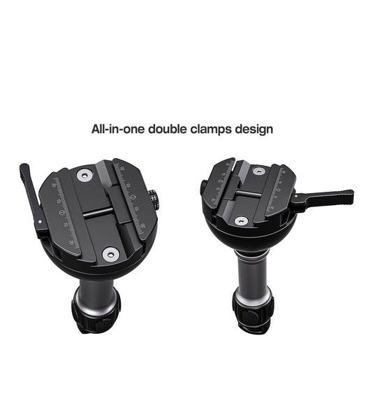 Leofoto YB-75LR Dual Format Arca Picatinny Leveling Base