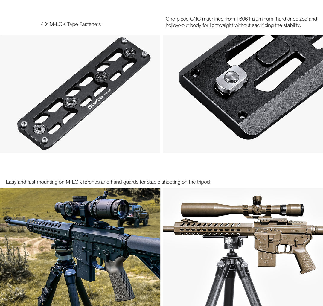 Leofoto GSP M-Lok Arca Quick Release Rails